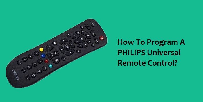 how to program philips universal remote