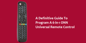 How to setup an ONN universal remote control