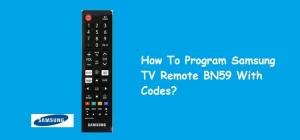 Program Samsung remote BN59