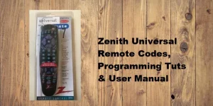 zenith universal remote codes