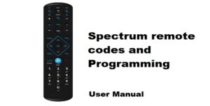 Spectrum remote codes for TV
