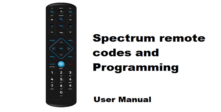Spectrum remote codes for TV